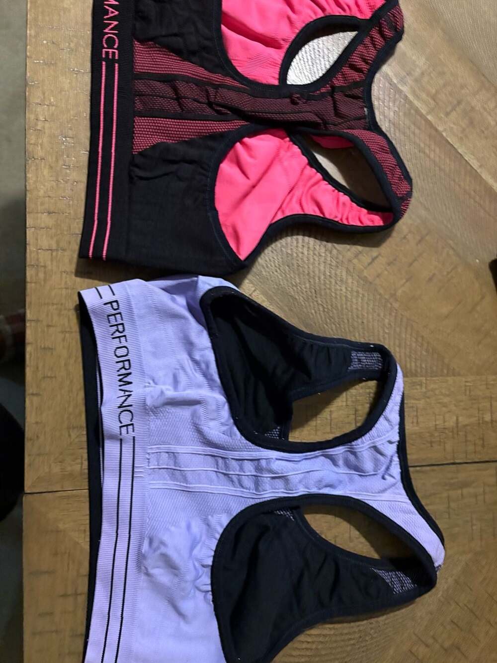 Calvin Klein Performance Women's Seamless Sports Bra Bundle Lot of 2
